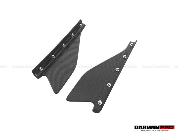 2013 - 2015 Ferrari 458 Speciale Carbon Fiber Side Skirt Canards