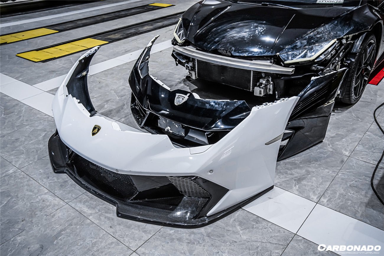 2015 - 2025 Lamborghini Huracan LP610 & LP580 & EVO & Tecnica VRS Style Front Bumper
