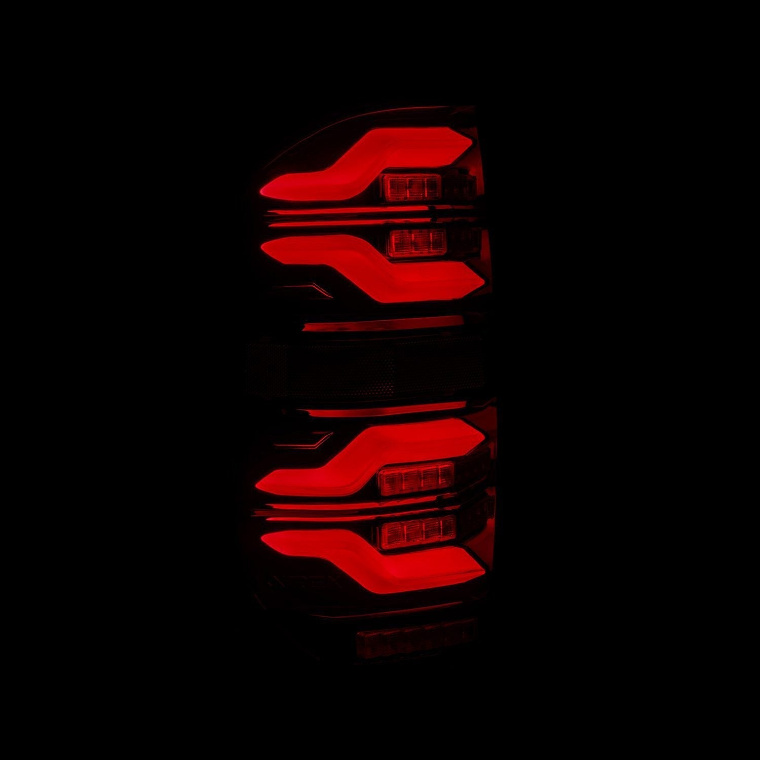 14-21 Toyota Tundra LUXX-Series LED Tail Lights Black-Red | AlphaRex