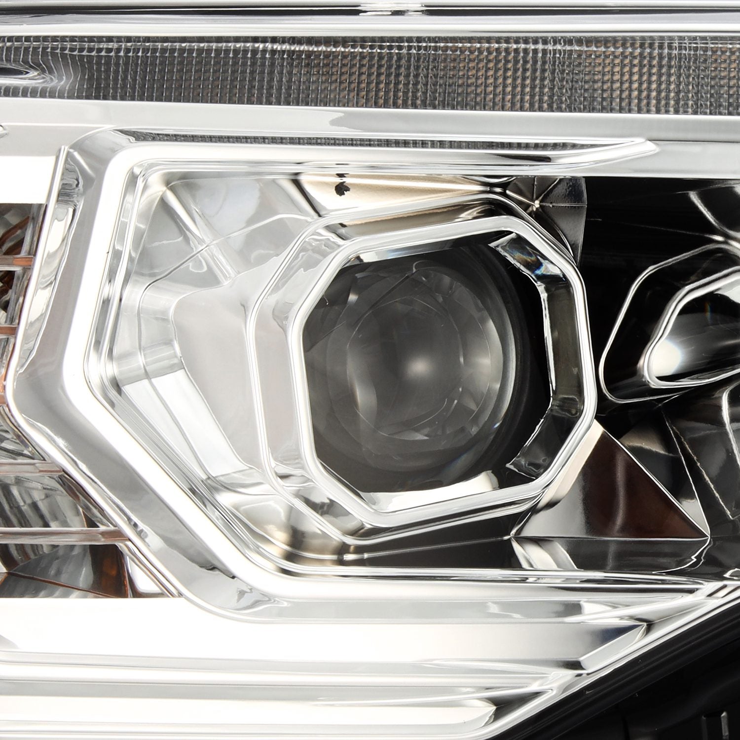 14-24 Toyota 4Runner MK II LUXX-Series LED Projector Headlights Chrome | AlphaRex