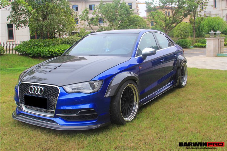 2013 - 2016 Audi S3/ A3 Sline Sedan BKSS Style Wide Fender Flare