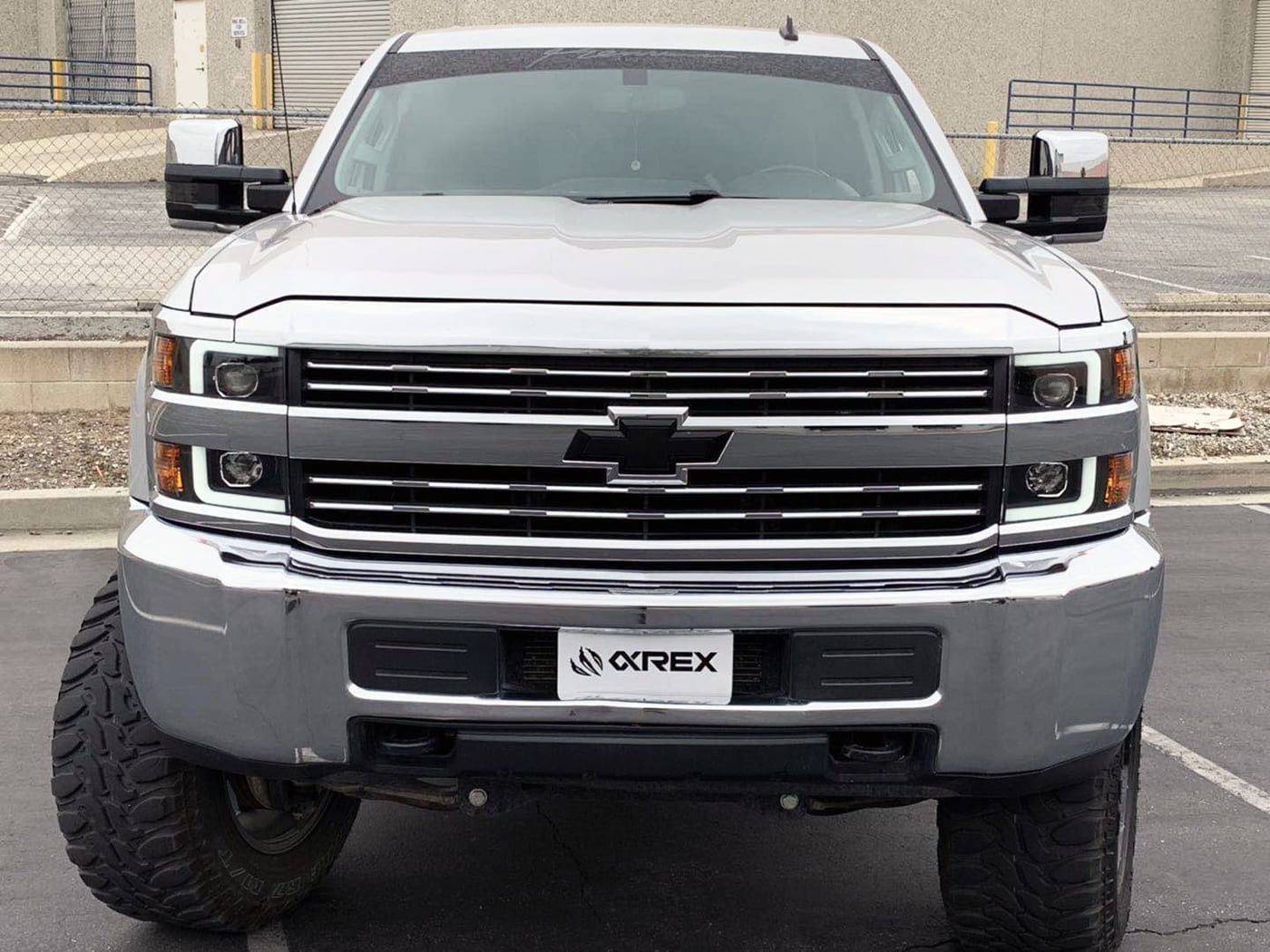 15-19 Chevrolet Silverado 2500HD/3500HD PRO-Series Halogen Projector Headlights Black | AlphaRex