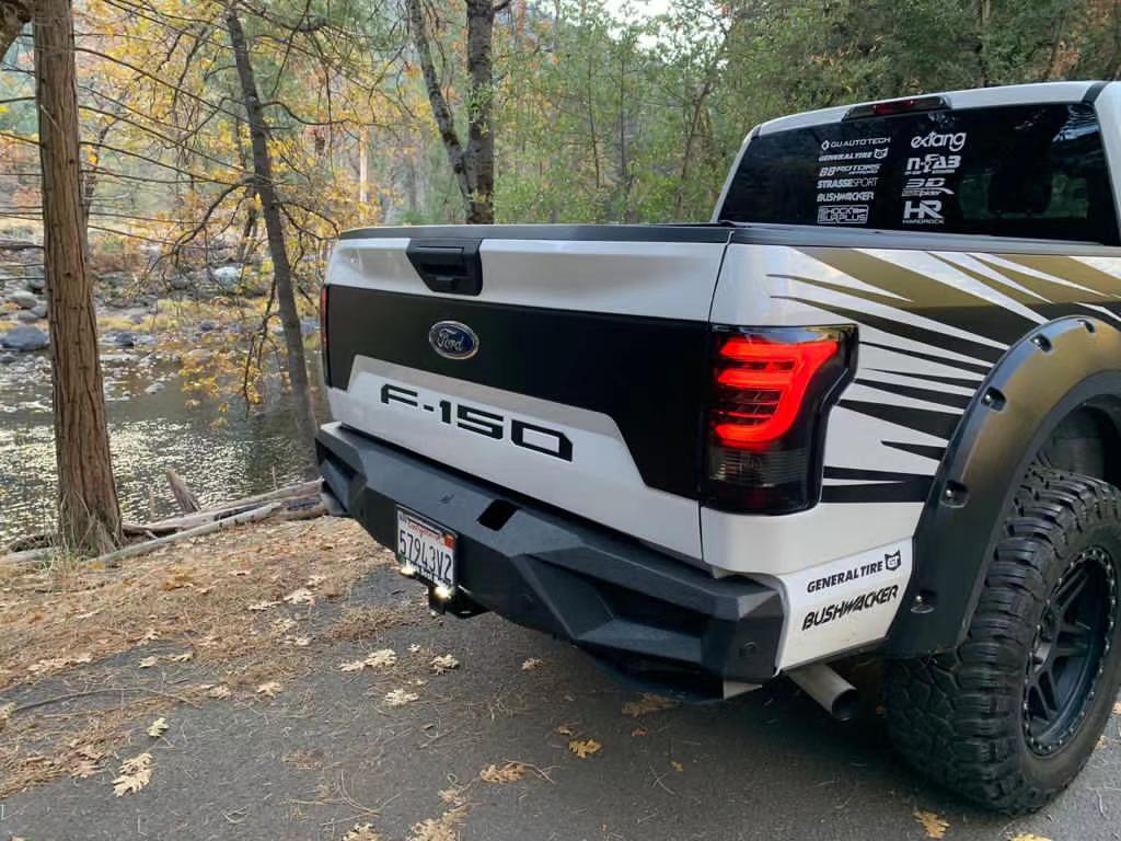 15-20 Ford F150 PRO-Series LED Tail Lights Red Smoke | AlphaRex