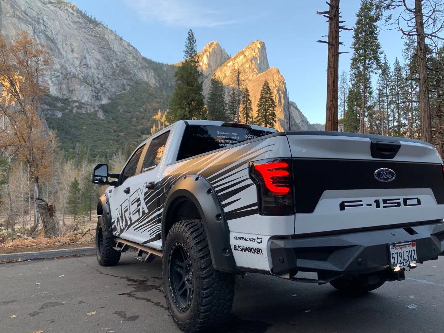 15-20 Ford F150 PRO-Series LED Tail Lights Red Smoke | AlphaRex