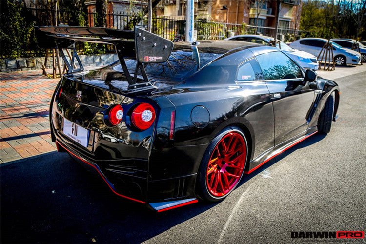 2008 - 2022 Nissan GTR R35 CBA DBA NSM Style Carbon Fiber Side Skirts