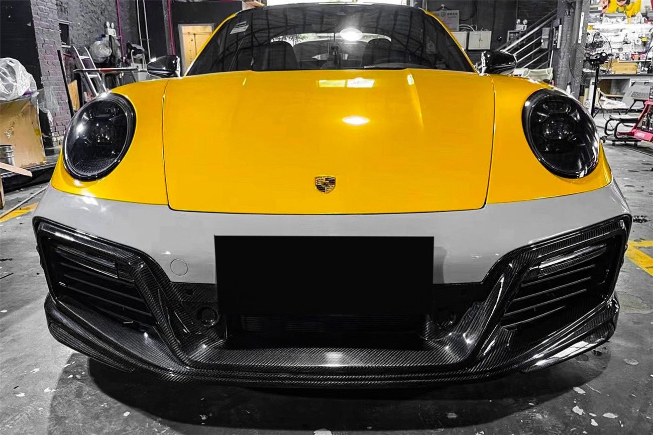 2020 - 2023 Porsche 911 992 Turbo S TA Style Front Bumper