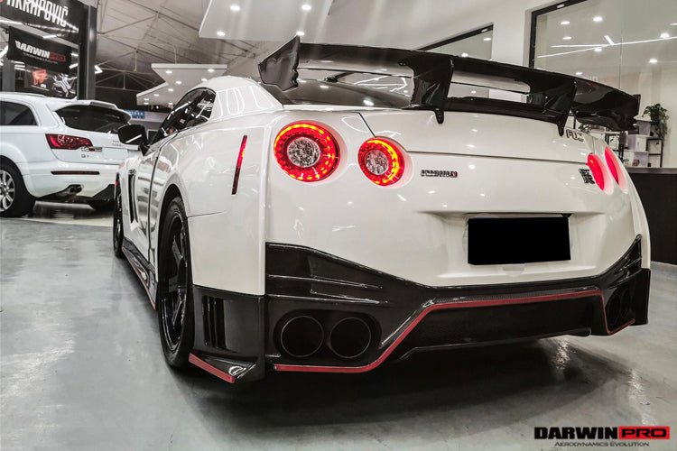2008 - 2022 Nissan GTR R35 CBA DBA EBA NSM Style Carbon Fiber Trunk Spoiler Wing