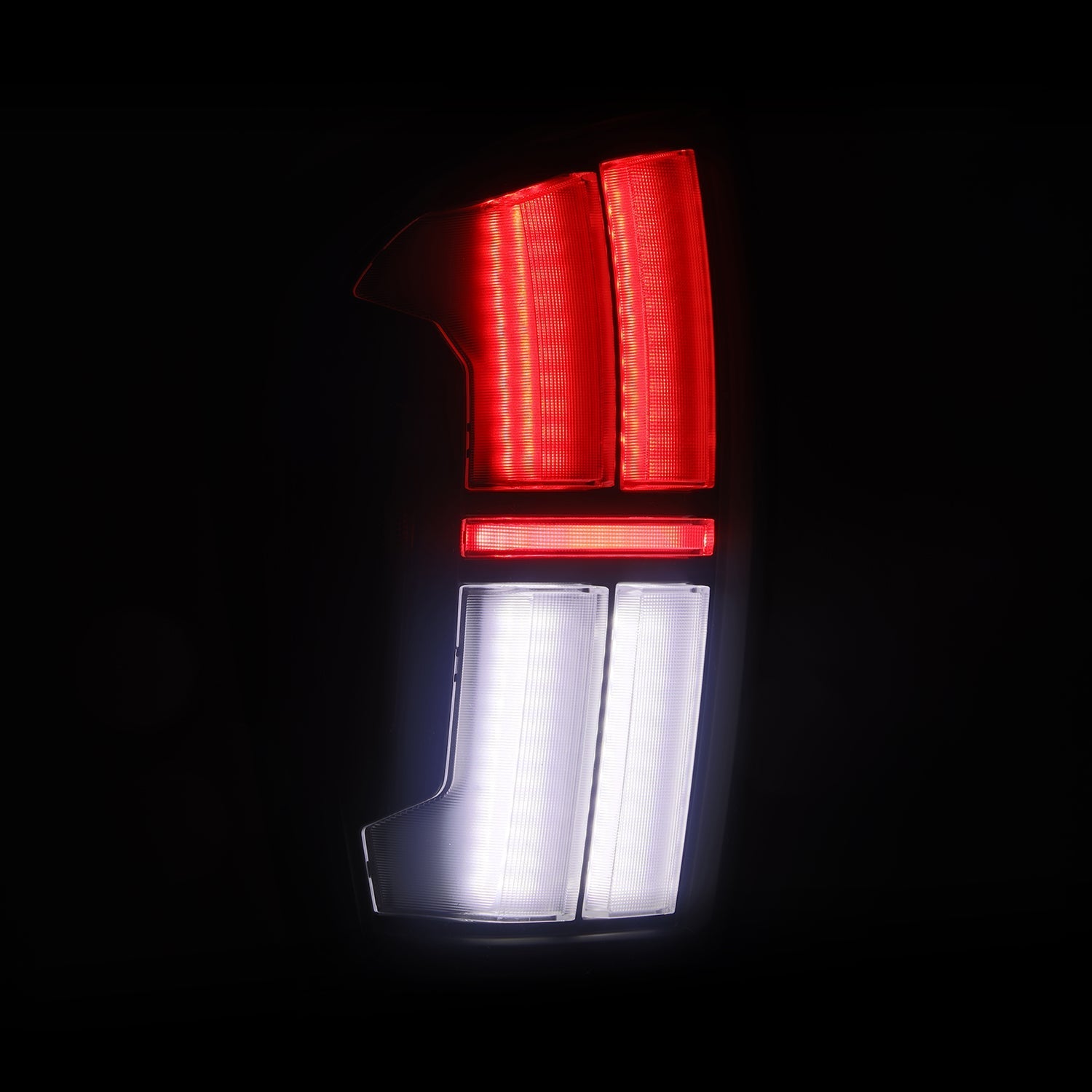 16-23 Toyota Tacoma NOVA-Series Prismatic LED Tail Lights Alpha-Black | AlphaRex