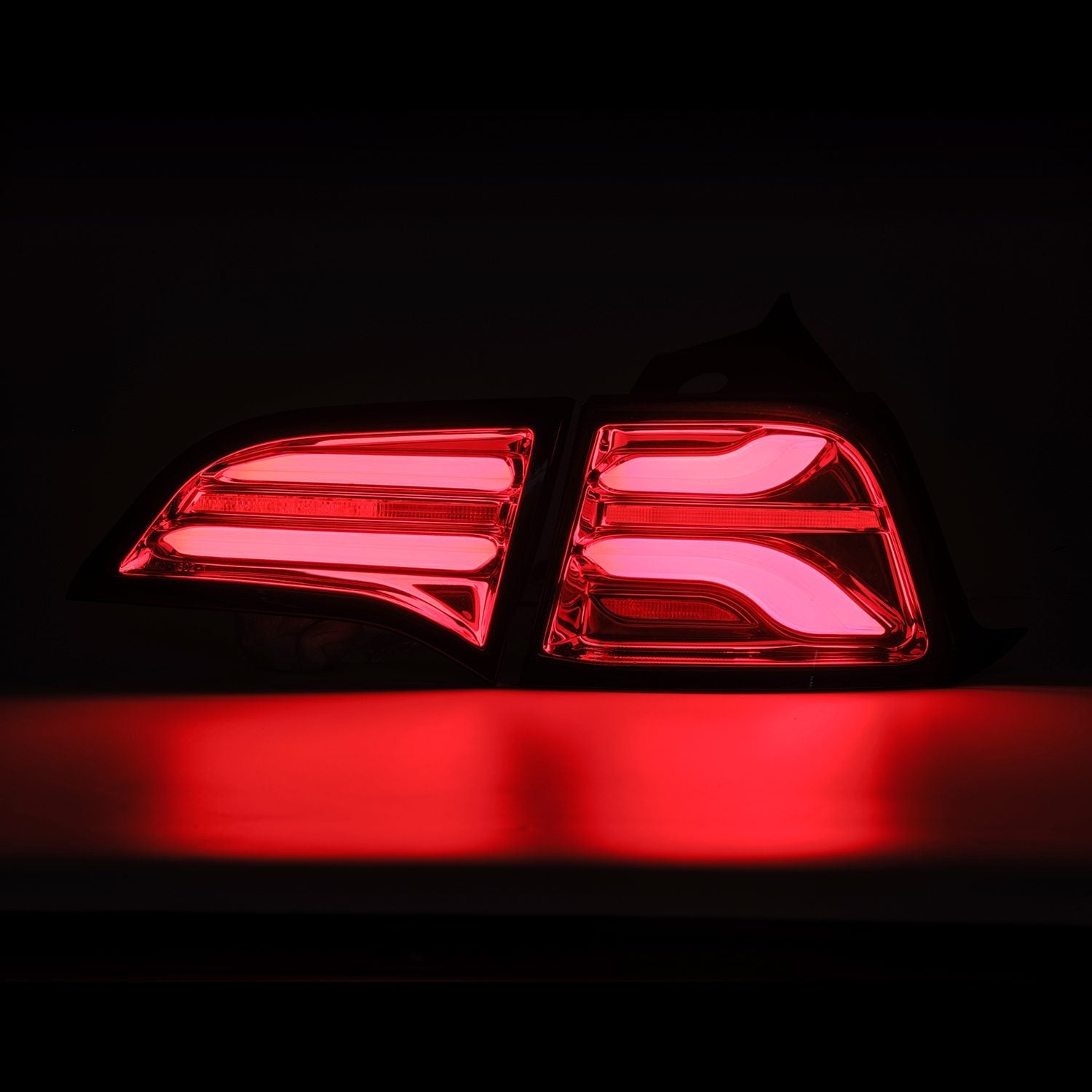 17-23 Tesla Model 3 / 20-24 Model Y (Without Stock Amber Turn Signal) PRO-Series LED Tail Lights Red Smoke | AlphaRex