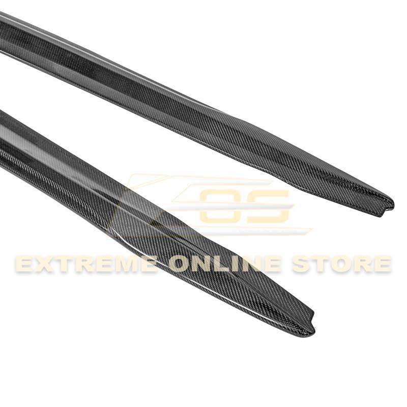 2016-19 Cadillac ATS-V Carbon Fiber Side Skirts Rocker Panels - Extreme Online Store