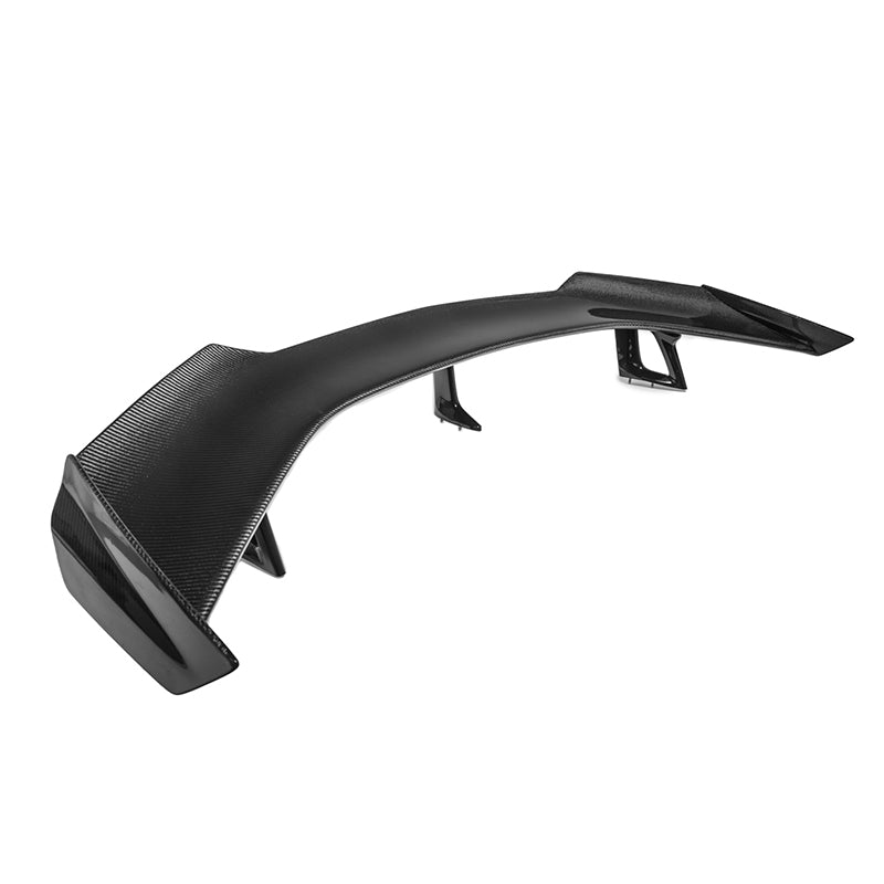 Chevrolet Camaro 6th Gen ZL1 1LE Style Gloss Black Carbon Fiber High Wing Rear Trunk Spoiler 2016-2024