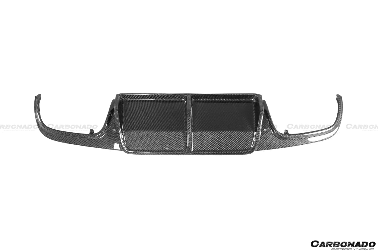 2008 - 2011 Mercedes Benz W204 C63 AMG AK Style Carbon Fiber Rear Lip