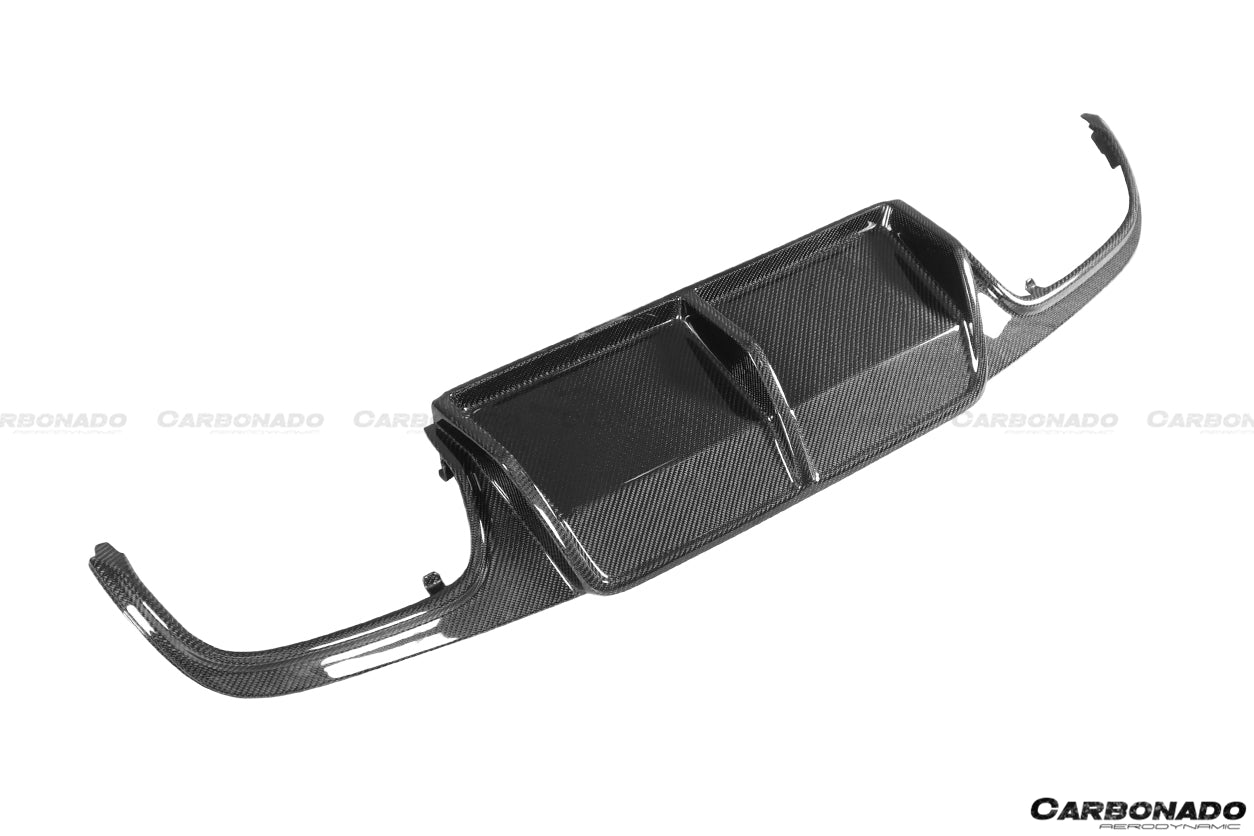 2008 - 2011 Mercedes Benz W204 C63 AMG AK Style Carbon Fiber Rear Lip