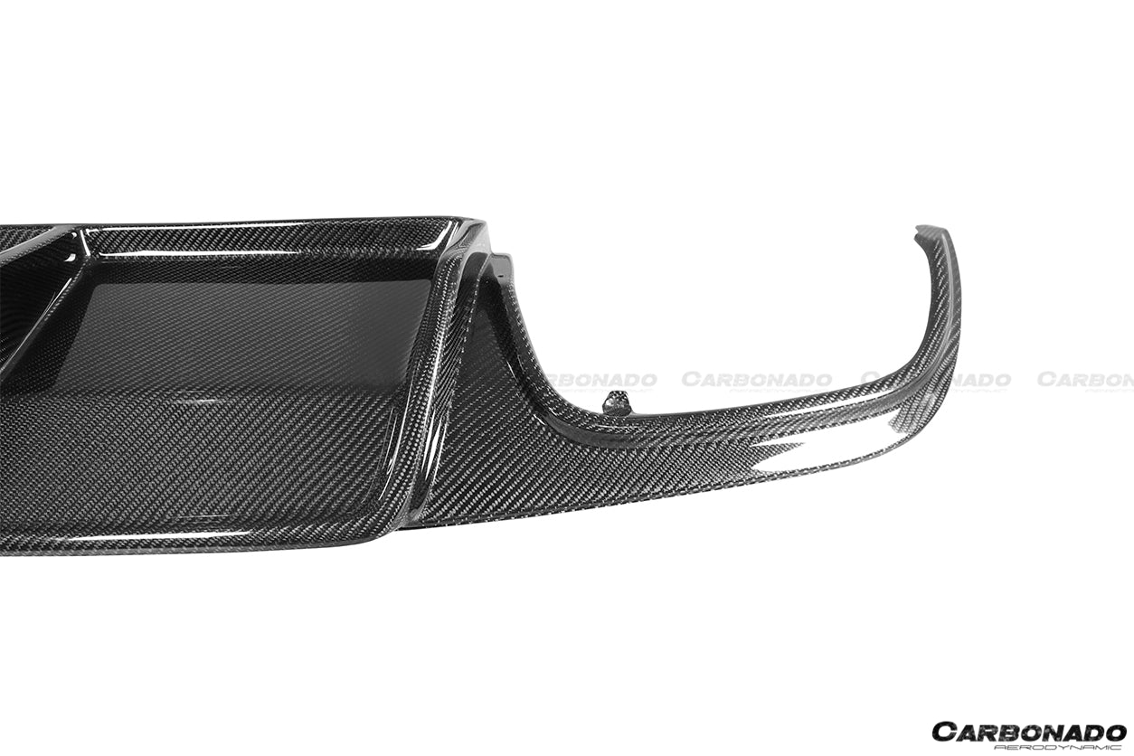 2008 - 2011 Mercedes Benz W204 C63 AMG AK Style Carbon Fiber Rear Lip