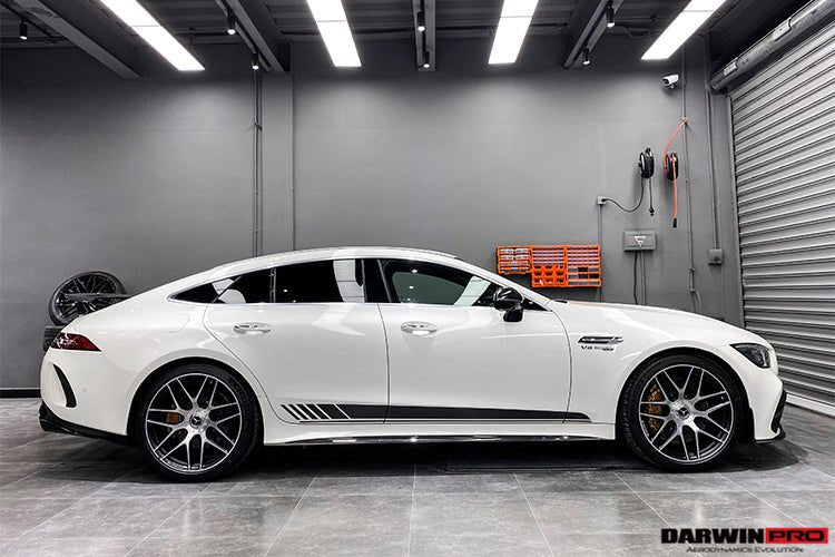 2019 - 2025 Mercedes Benz AMG GT63/S 4Door Coupe X290 Carbon Fiber Side Skirts