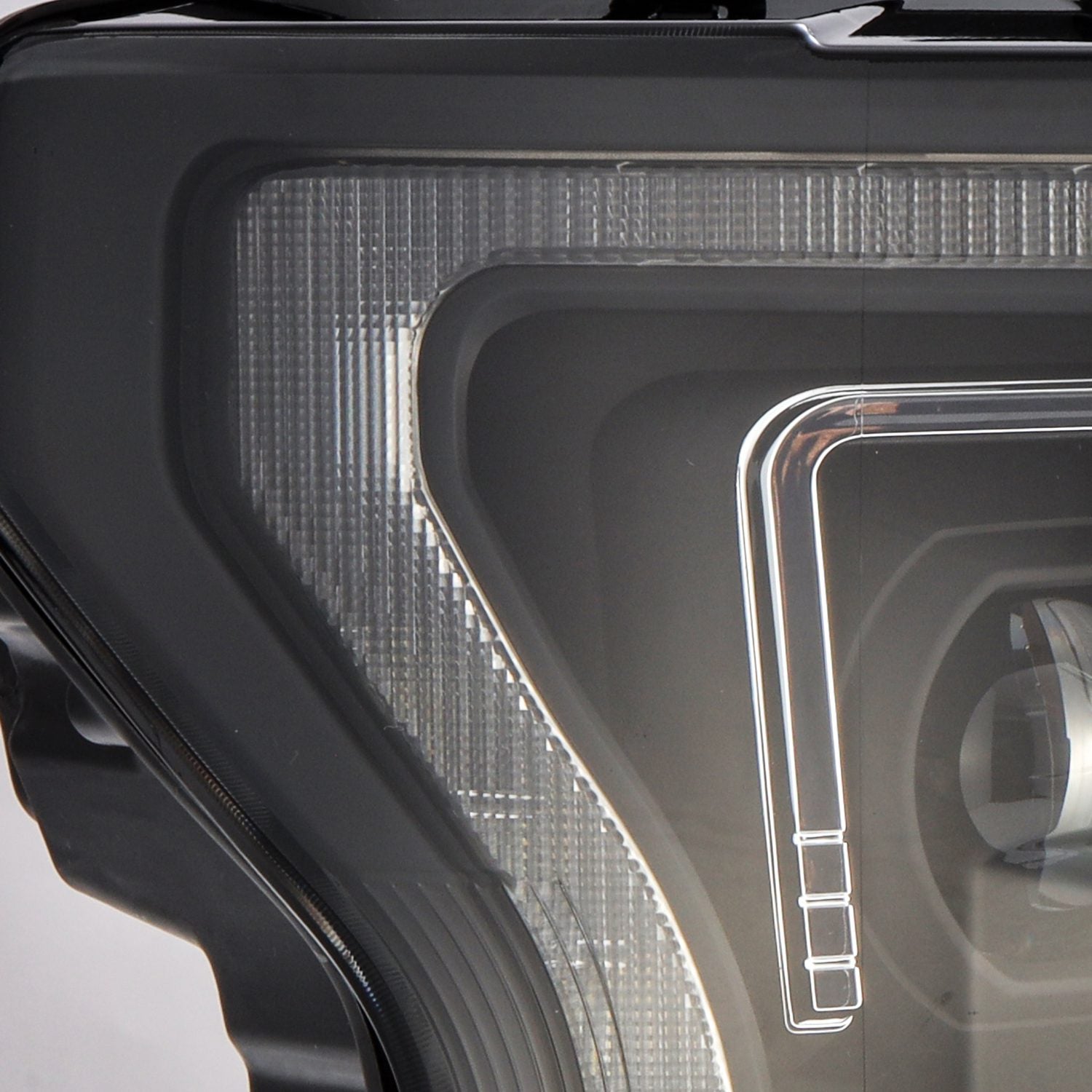18-20 Ford F150 (MK II 14th Gen Style) LUXX-Series LED Projector Headlights Black | AlphaRex