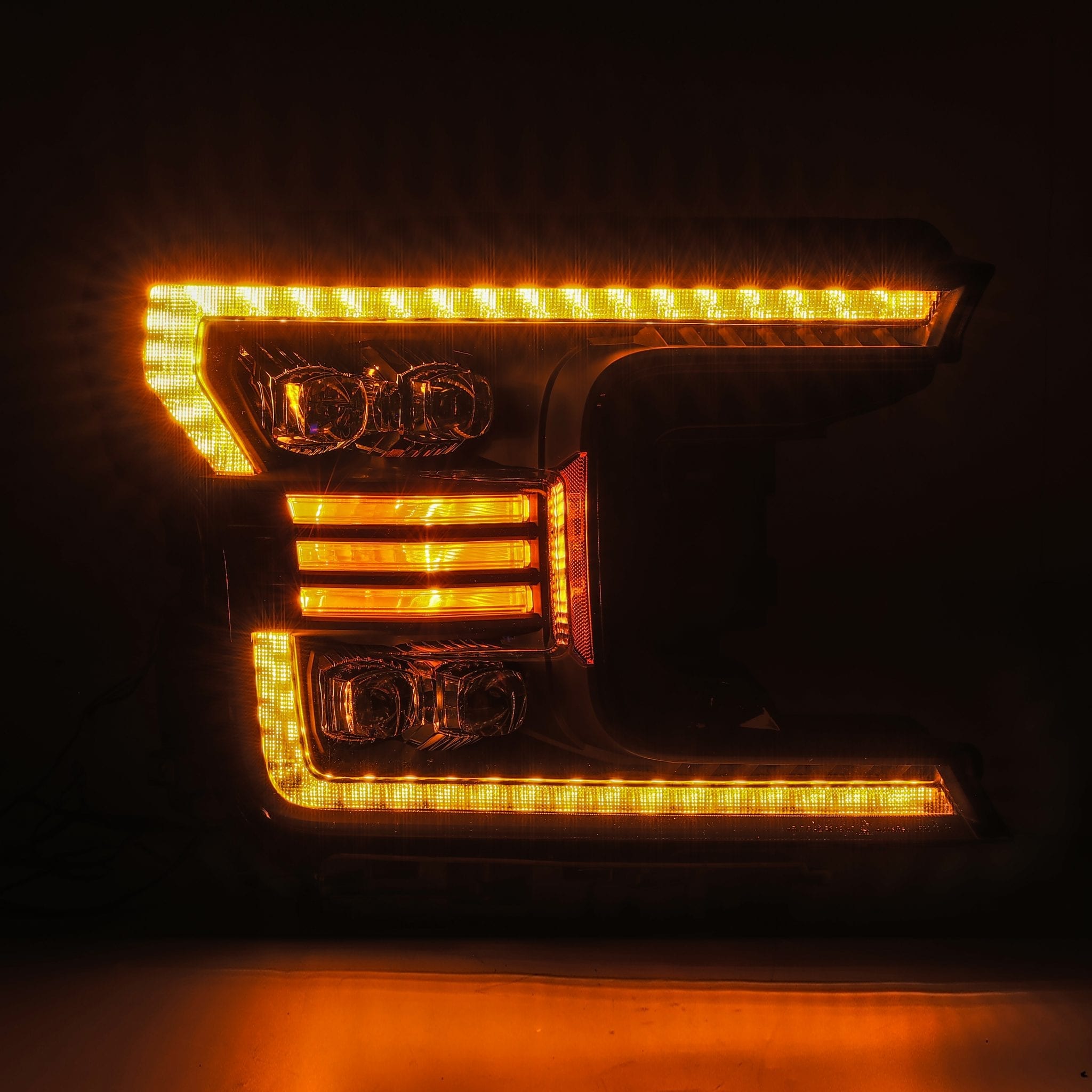 18-20 Ford F150 NOVA-Series LED Projector Headlights Black | AlphaRex