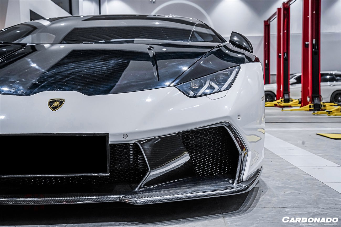 2015 - 2025 Lamborghini Huracan LP610 & LP580 & EVO & Tecnica VRS Style Front Bumper