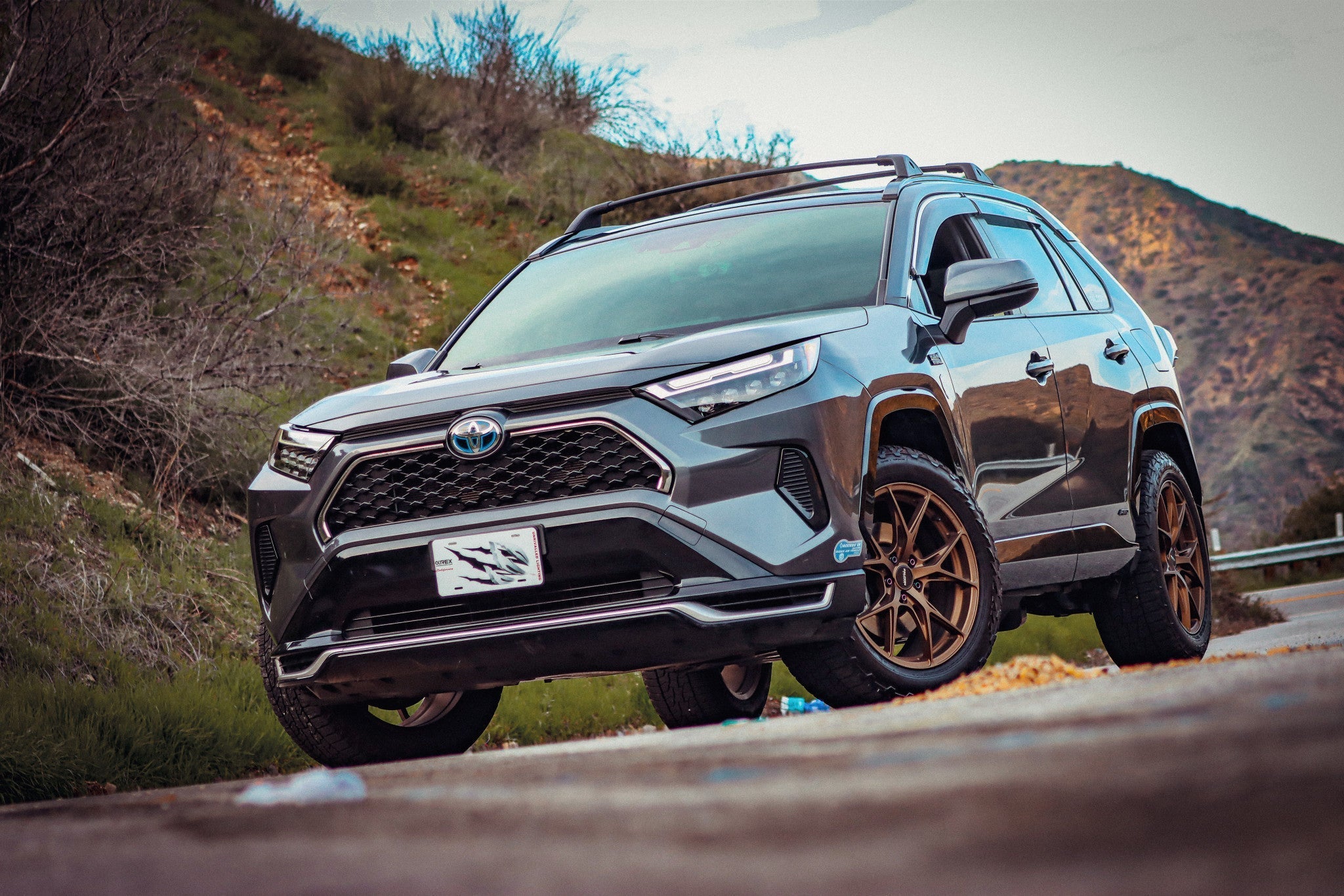 19-25 Toyota RAV4 (High Trim) NOVA-Series LED Projector Headlights Alpha-Black | AlphaRex