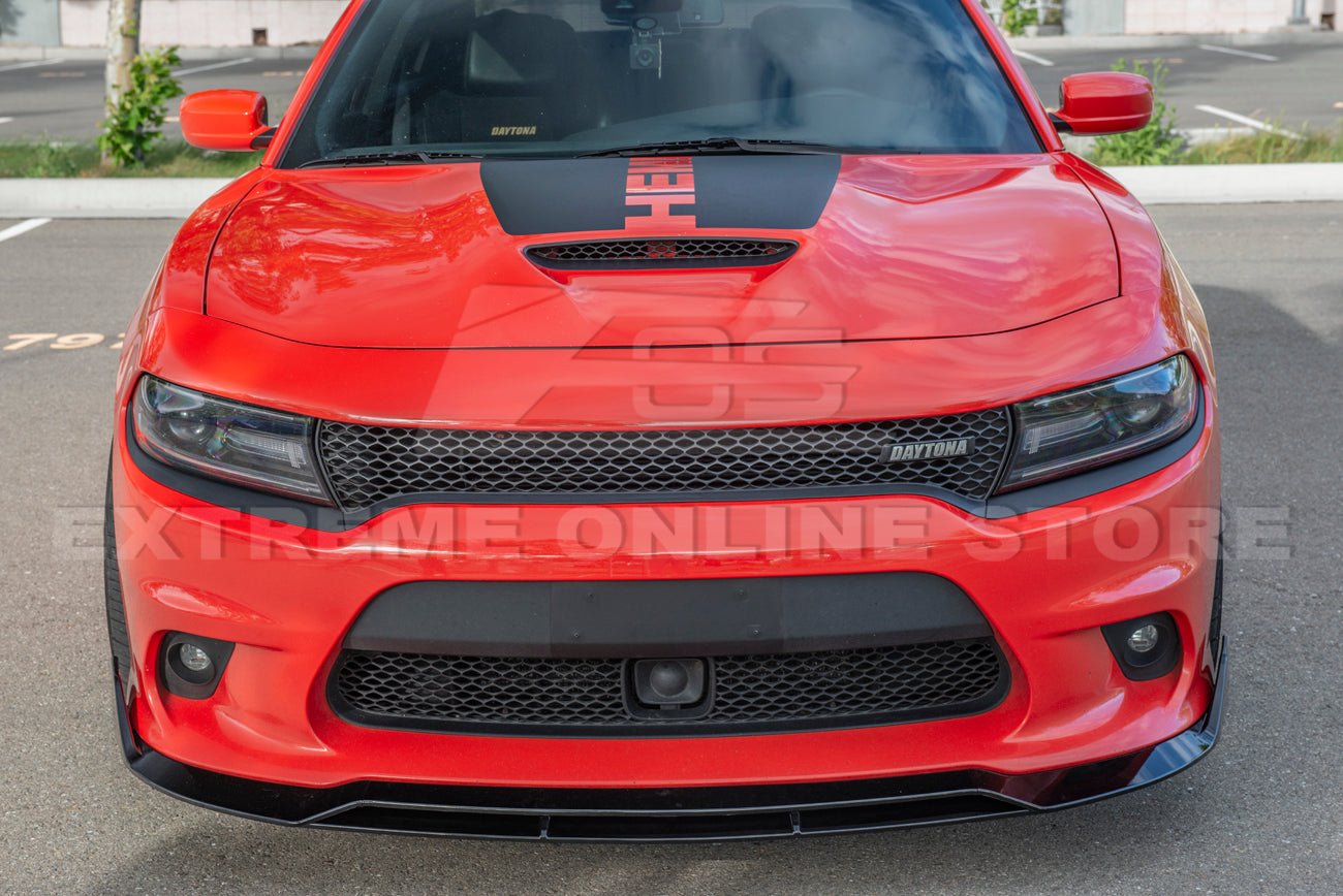 Dodge Charger LD SRT Style Front Splitter Side Skirts Rocker Panel Kit 2015-Up