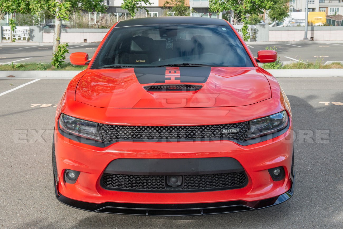 Dodge Charger LD SRT Style Full Aero Kit Splitter Side Skirts Wickerbill Spoiler 2015-Up