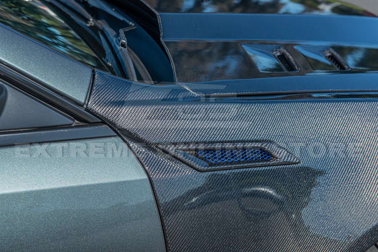 Cadillac CTS-V GMX322 Carbon Fiber Front Side Fender Trim Covers 2009-2015