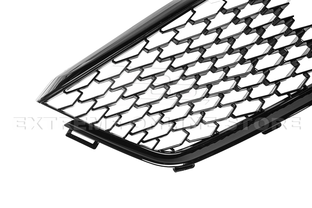 Cadillac CT4 Alpha CT4-V Blackwing Style Gloss Black Front Bumper Grille Cover 2020-Up