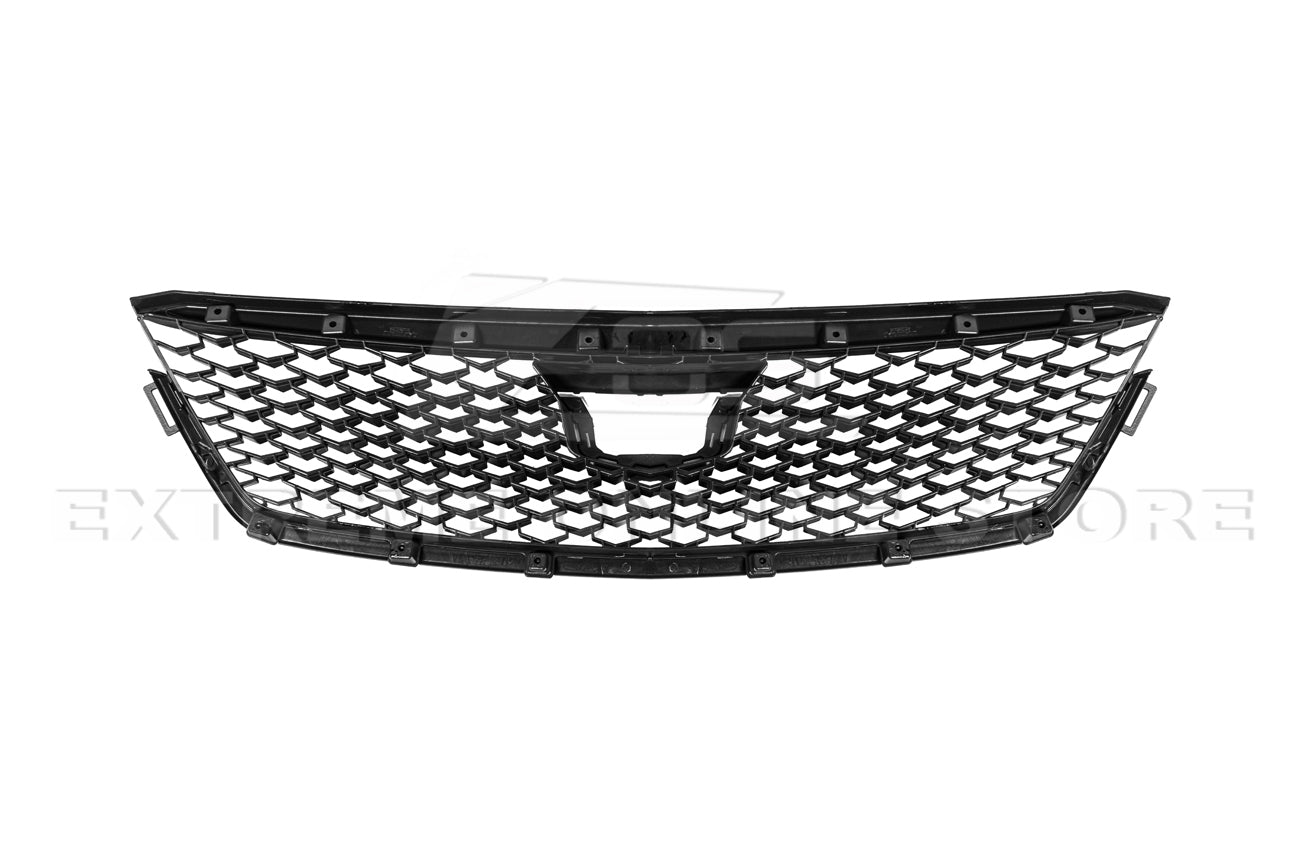Cadillac CT4 Alpha CT4-V Blackwing Style Gloss Black Front Bumper Grille Cover 2020-Up