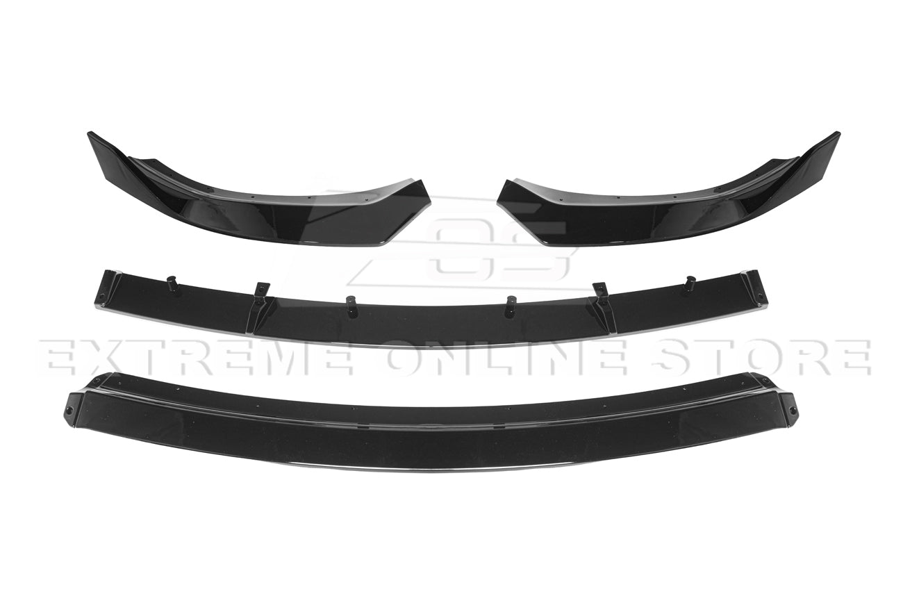 Dodge Charger LD SRT Widebody Performance Style Matte Gloss Black Front Lip Splitter 2020-Up