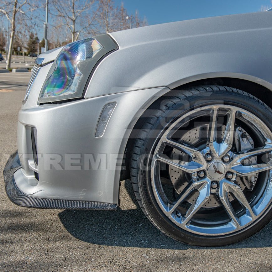 Cadillac CTS-V Carbon Fiber Front Lip Splitter 2003–2008