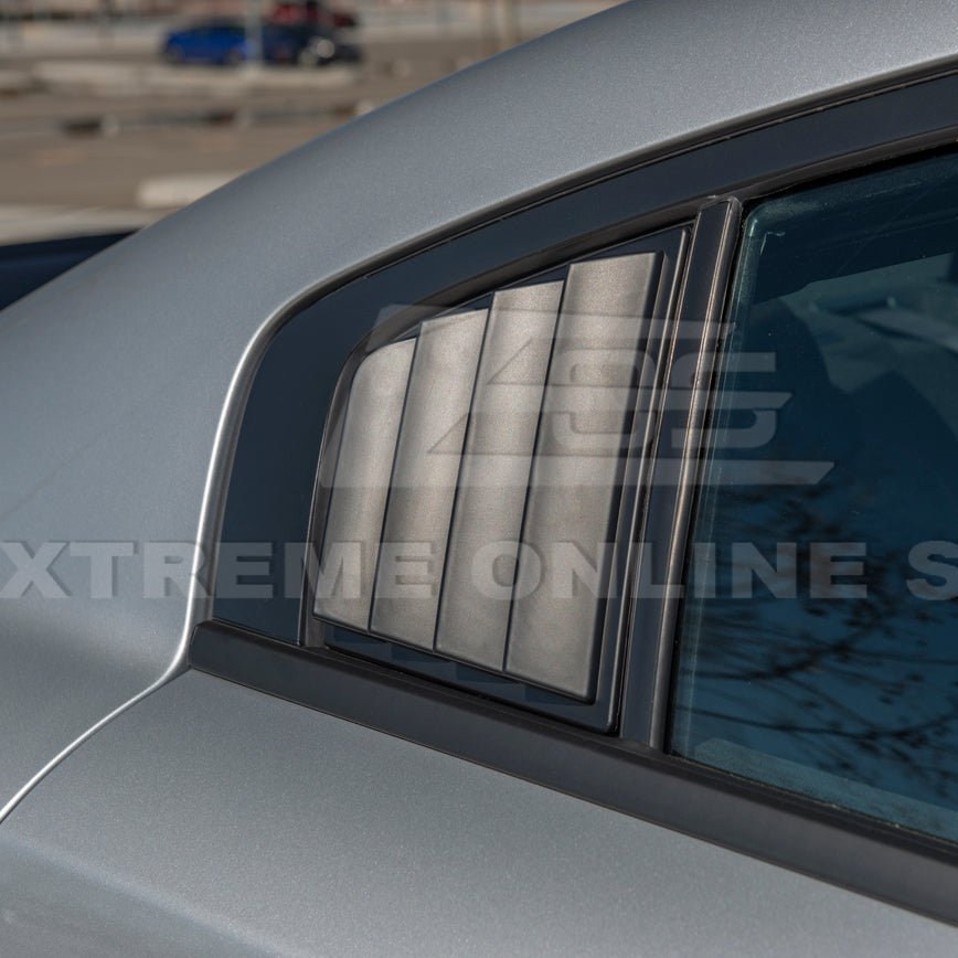 Dodge Charger Matte Black Rear Side Window Louver Sun Shade Cover 2015-Up