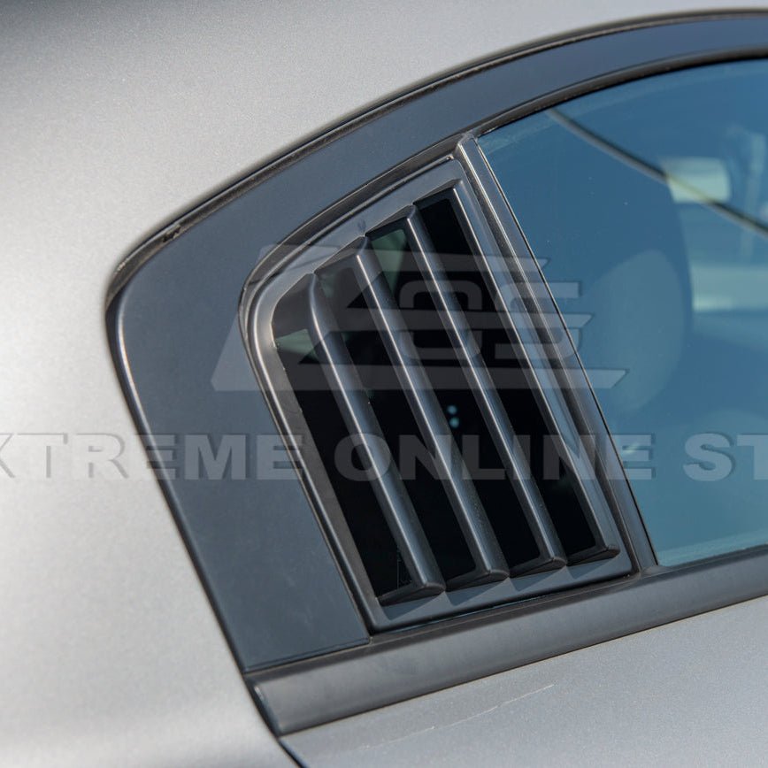 Dodge Charger Matte Black Rear Side Window Louver Sun Shade Cover 2015-Up