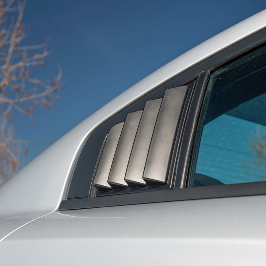 Dodge Charger Matte Black Rear Side Window Louver Sun Shade Cover 2015-Up