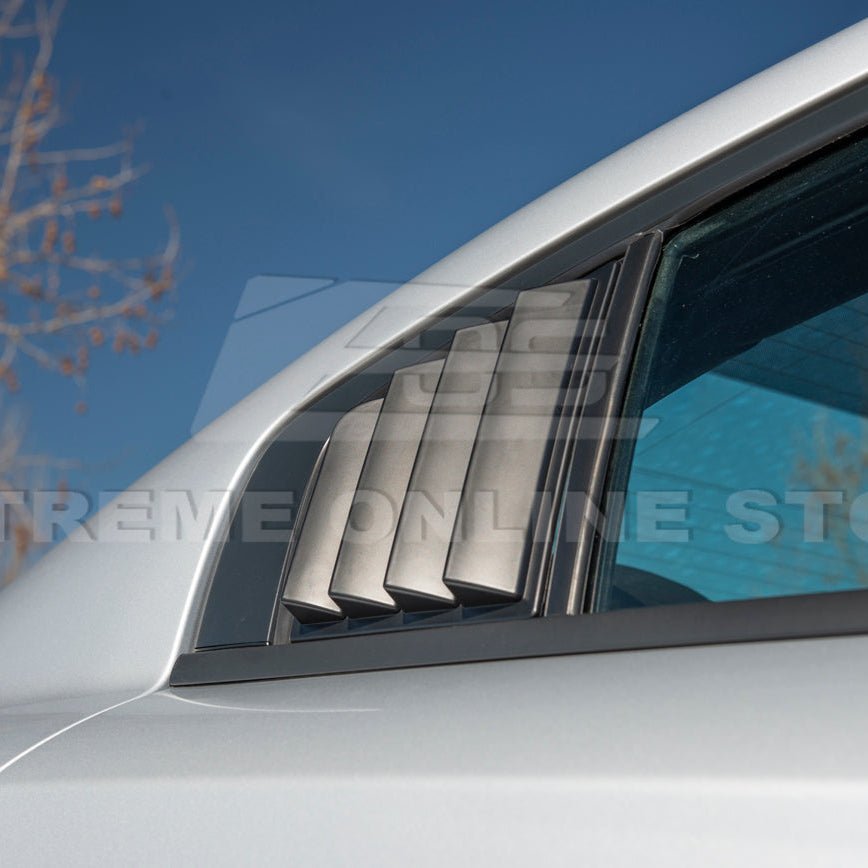 Dodge Charger Matte Black Rear Side Window Louver Sun Shade Cover 2015-Up