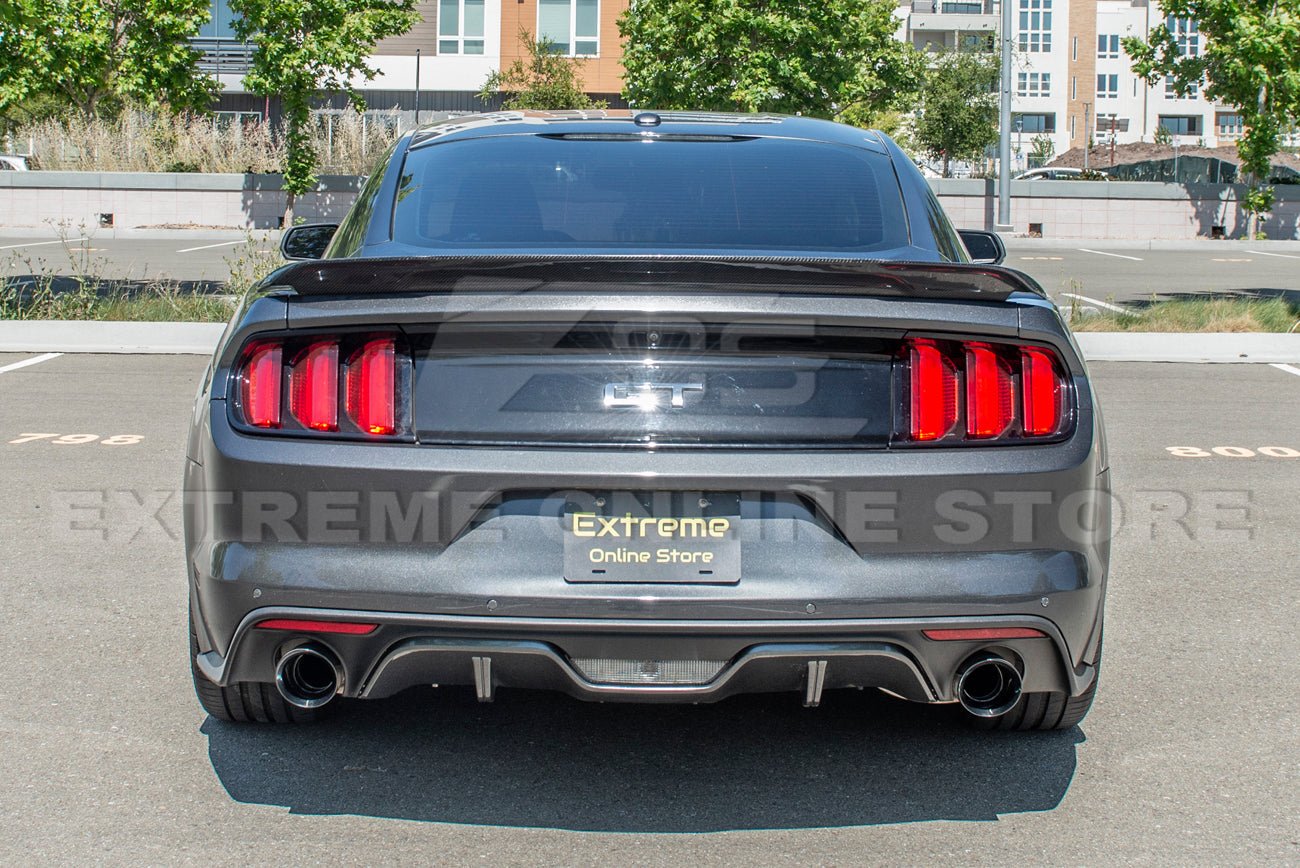Ford Mustang S550 GT350 Style Carbon Fiber Rear Spoiler 2015-2023
