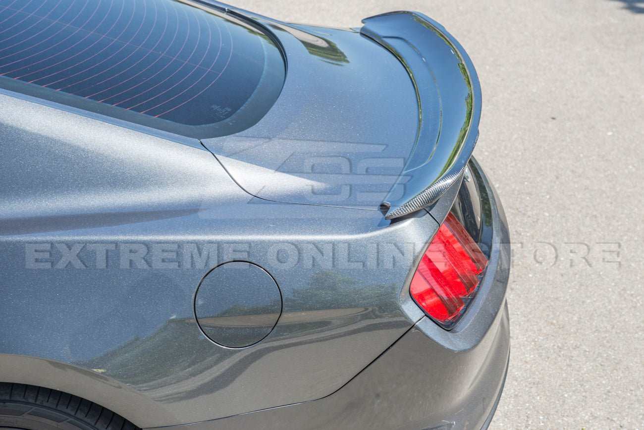 Ford Mustang S550 GT350 Style Carbon Fiber Rear Spoiler 2015-2023