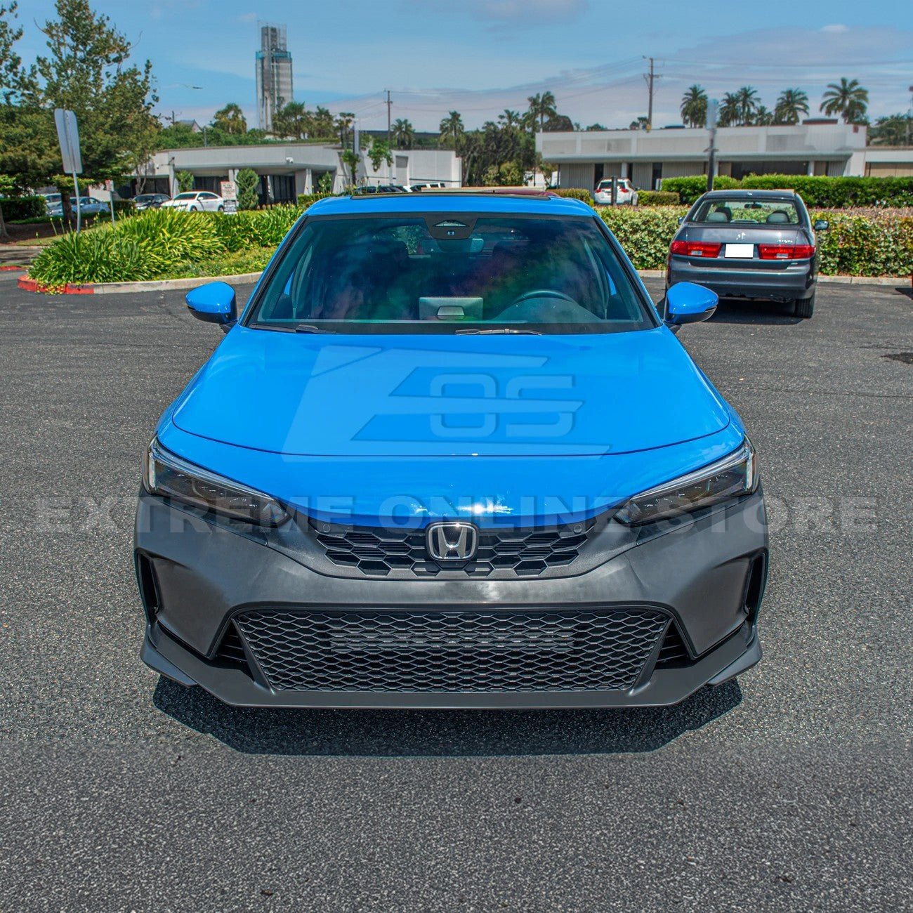 Honda Civic FE Type-R Style Primed Black Front Bumper Kit 2022-2024