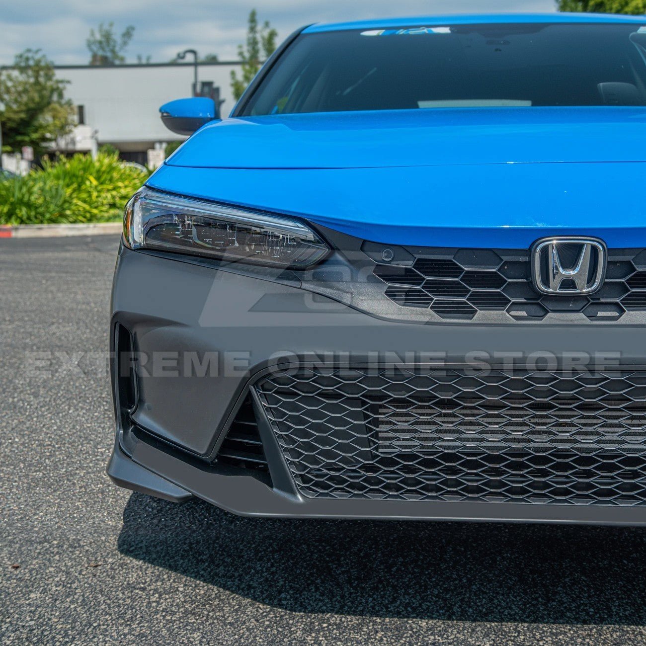 Honda Civic FE Type-R Style Primed Black Front Bumper Kit 2022-2024