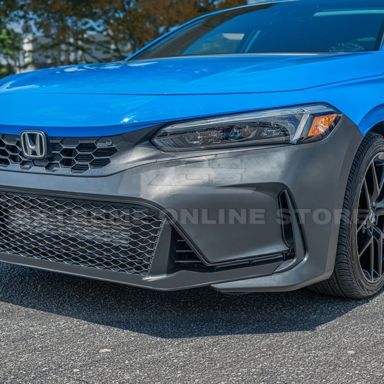 Honda Civic FE Type-R Style Primed Black Front Bumper Kit 2022-2024