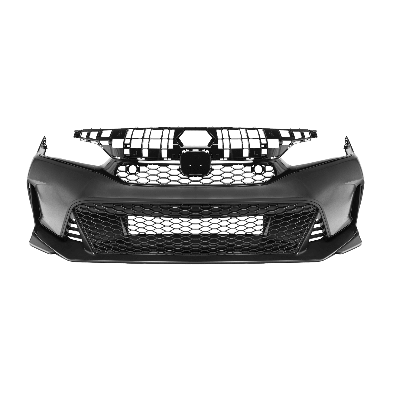 Honda Civic FE Type-R Style Primed Black Front Bumper Kit 2022-2024