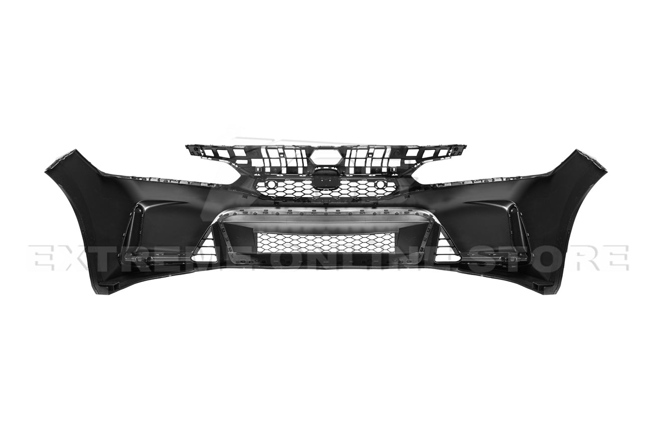 Honda Civic FE Type-R Style Primed Black Front Bumper Kit 2022-2024