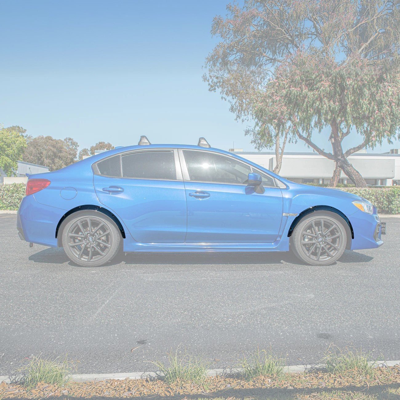 Subaru WRX | STI VA CS Style Carbon Fiber Gloss Black Fender Flares 2015-2021