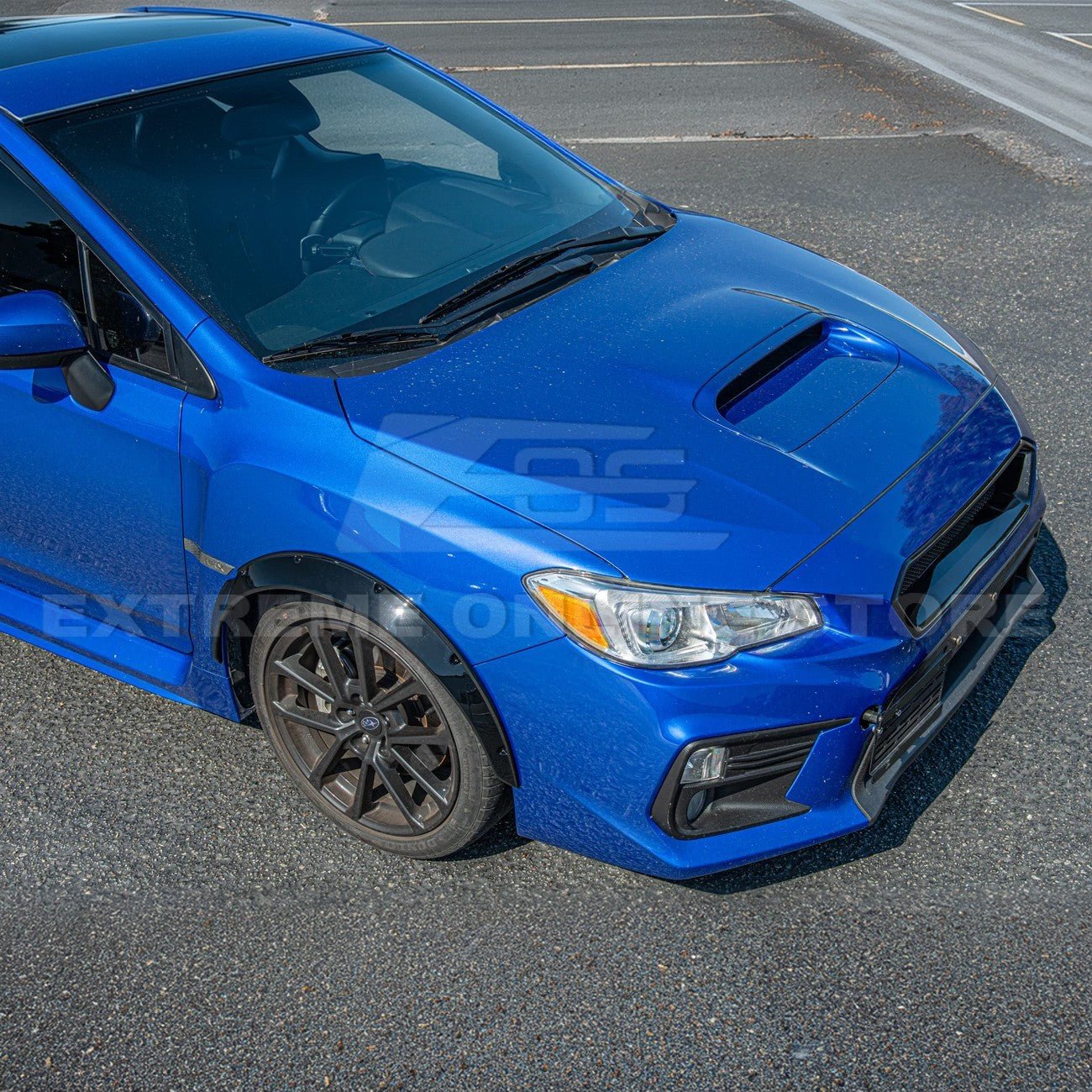 Subaru WRX | STI VA CS Style Carbon Fiber Gloss Black Fender Flares 2015-2021