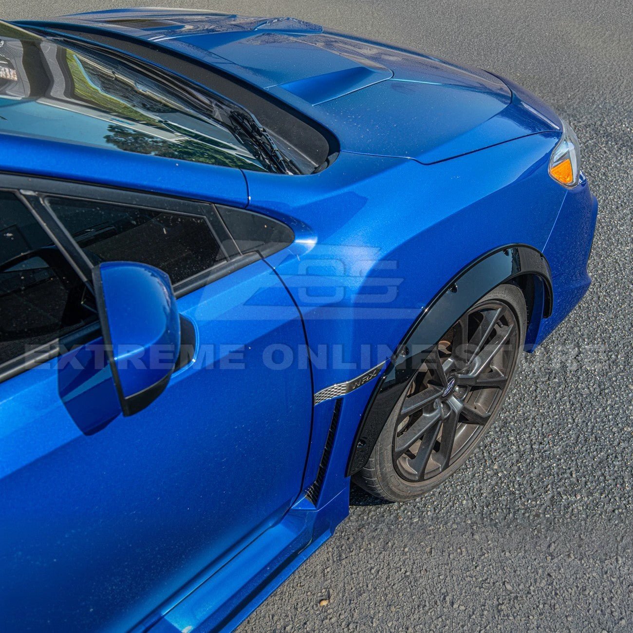 Subaru WRX | STI VA CS Style Carbon Fiber Gloss Black Fender Flares 2015-2021