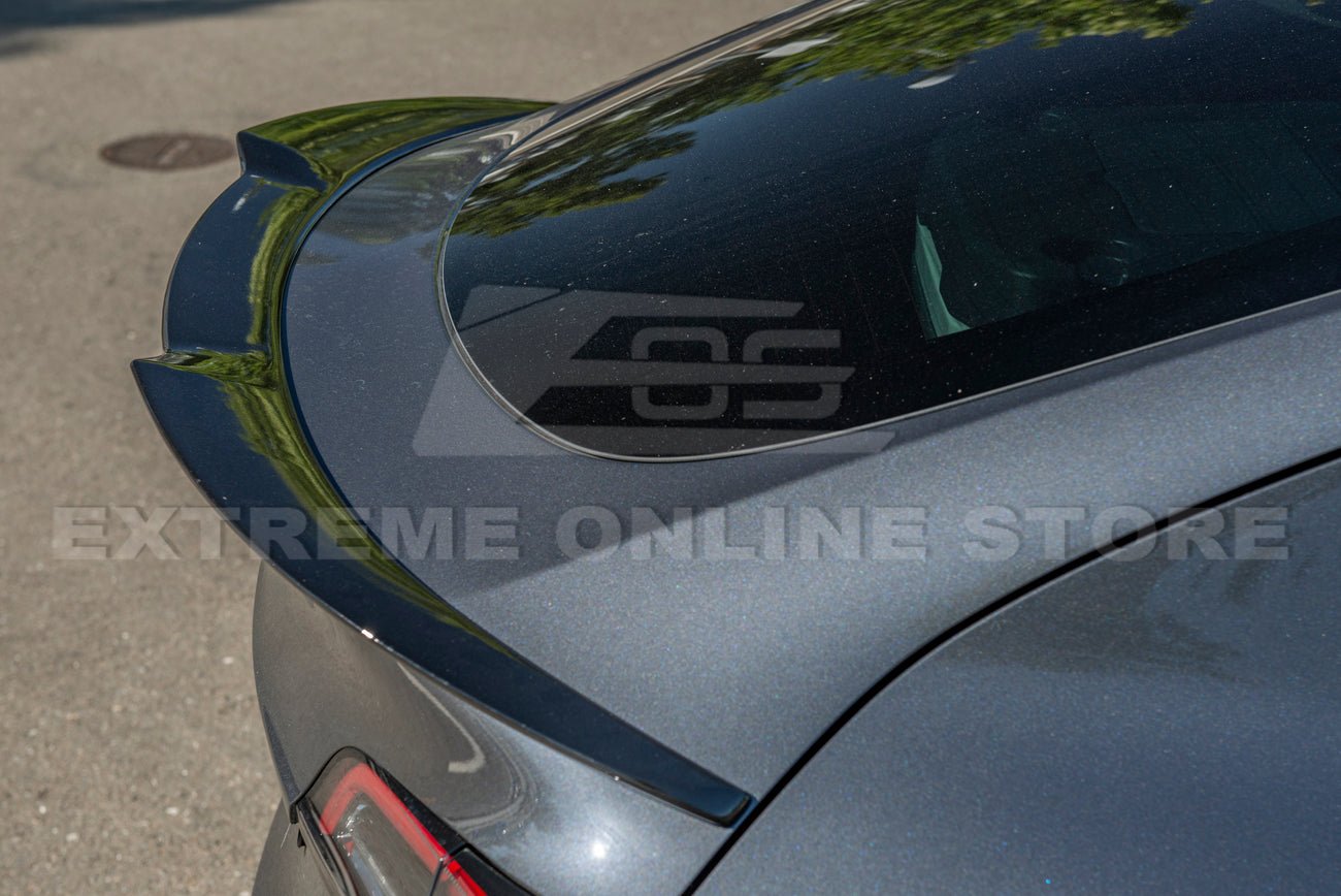 Tesla Model Y Performance Style Gloss Black Full Aero Kit Splitter Side Skirts Spoiler 2020-2024