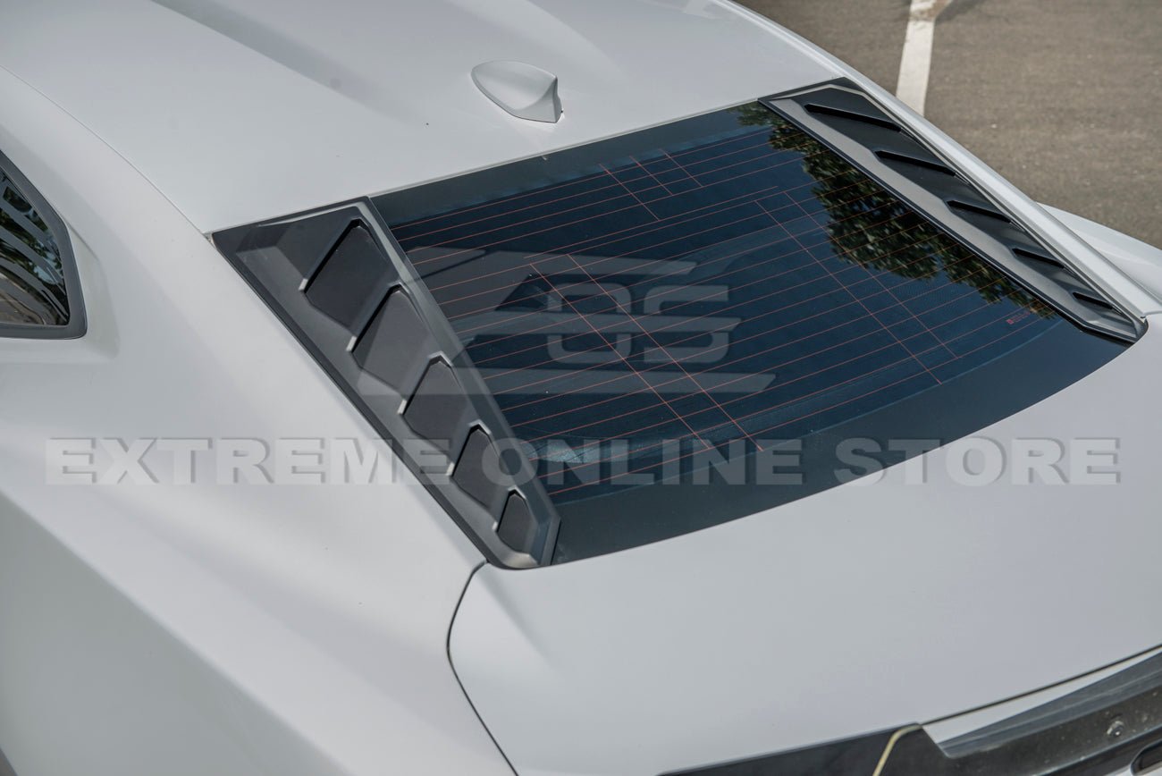 Chevrolet Camaro 6th Gen Matte Black Rear Window Louver Coupe 2016-2024