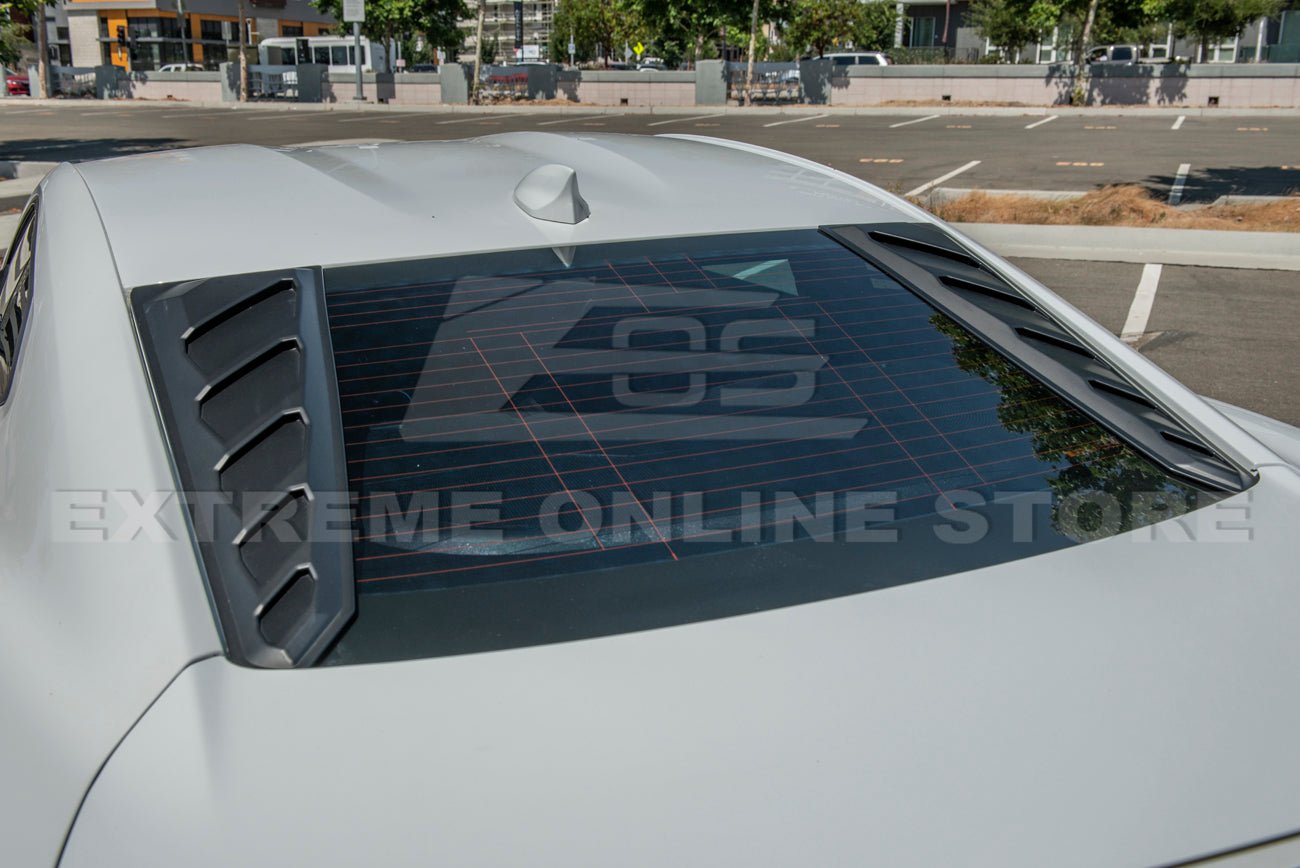 Chevrolet Camaro 6th Gen Matte Black Rear Window Louver Coupe 2016-2024