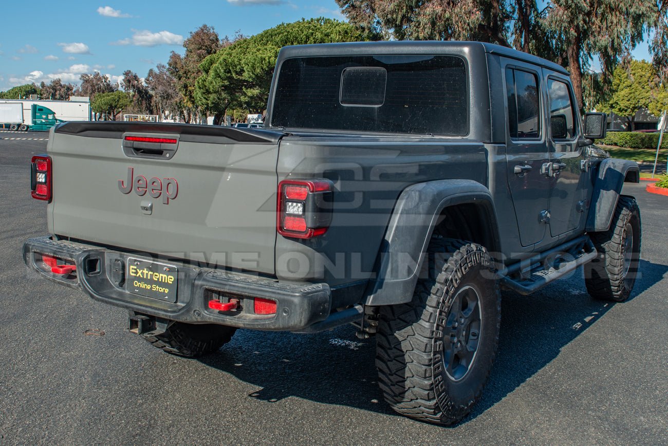 Jeep Gladiator JT Matte Black Rear Tailgate Lid Spoiler 2020-Up