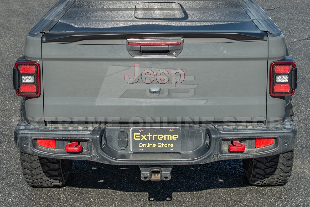 Jeep Gladiator JT Matte Black Rear Tailgate Lid Spoiler 2020-Up