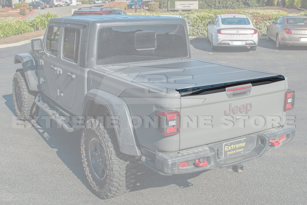 Jeep Gladiator JT Matte Black Rear Tailgate Lid Spoiler 2020-Up